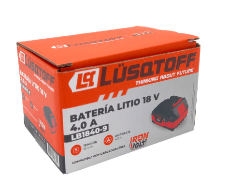 BATERIA LUSQTOFF 18V 4AH LITIO LB1840-9